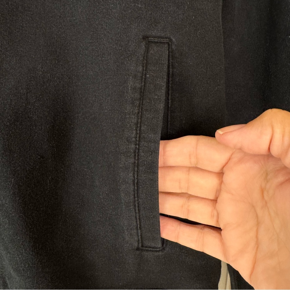 Lululemon Jacket Women’s 8 Black Full Zip Hoodie Remix Scuba Fair‎ Isle Yoga - Picture 8 of 13